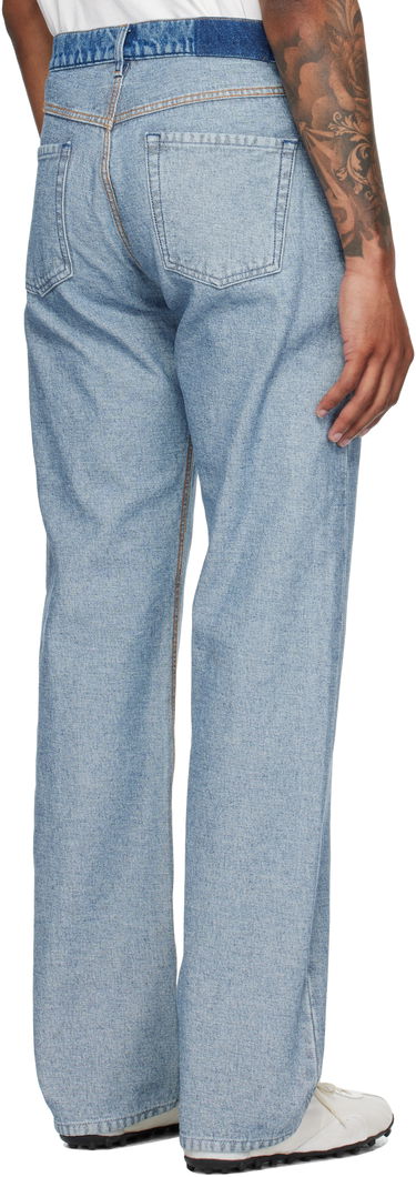 Džínsy Maison Margiela MM6 Maison Margiela Straight-Leg Jeans Modrá | SH0LA0026 M30018, 2