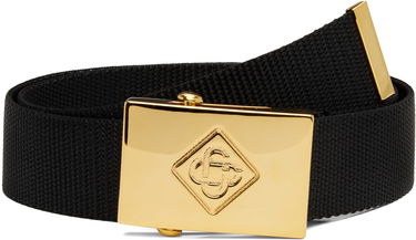 Opasok Casablanca Diamond Logo Webbing Belt Čierna | APF25-ACC-258-01, 4