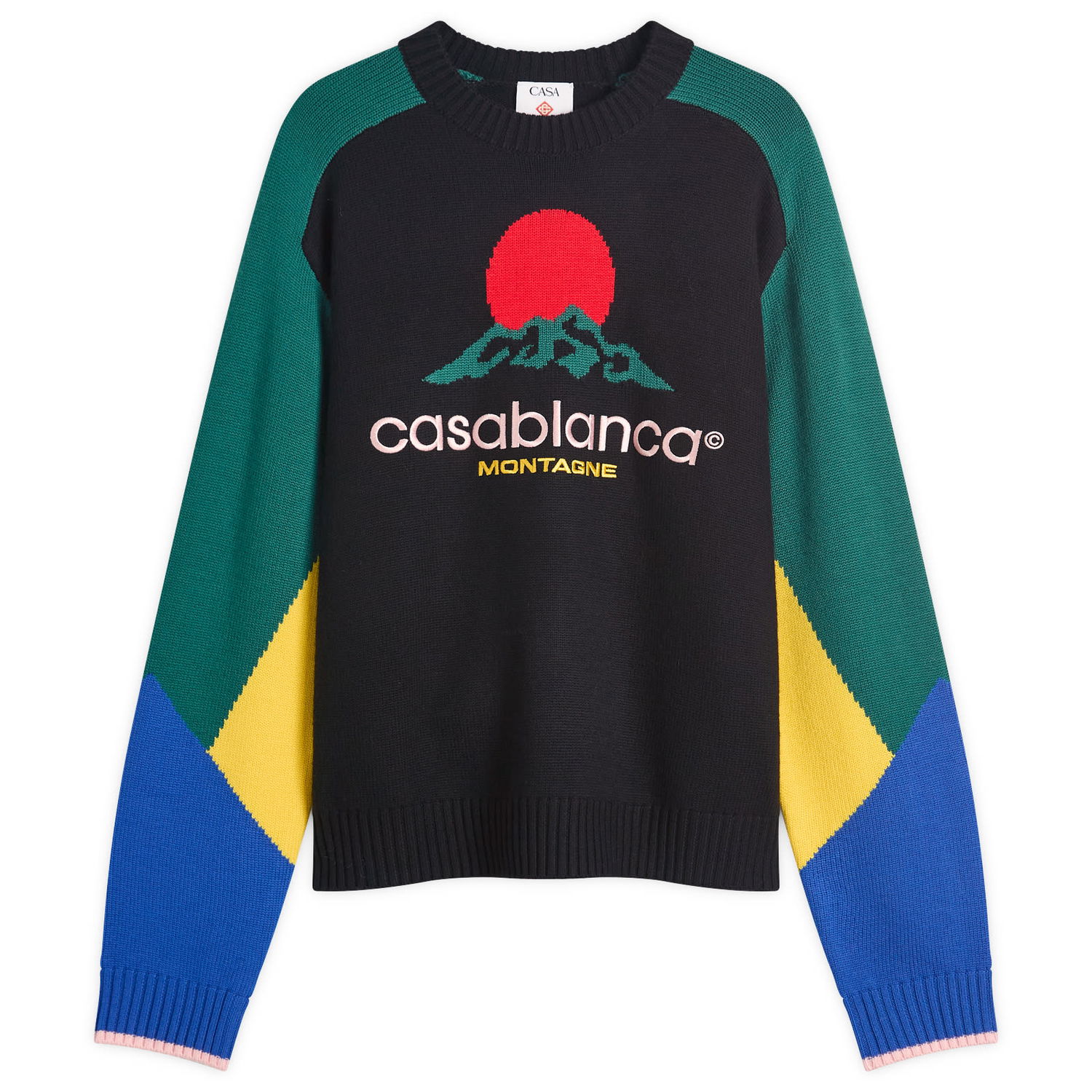 Sveter Casablanca Casablanca Intarsia Crew Knit, Size Large Rôznofarebný | MPF25-KW-1008-01, 0