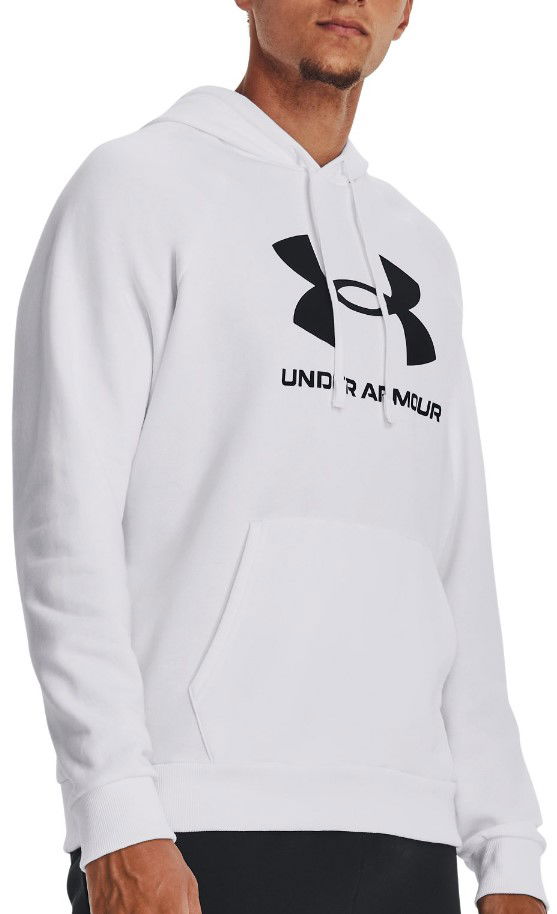 Mikina Under Armour Rival Fleece Biela | 1379758-100, 0