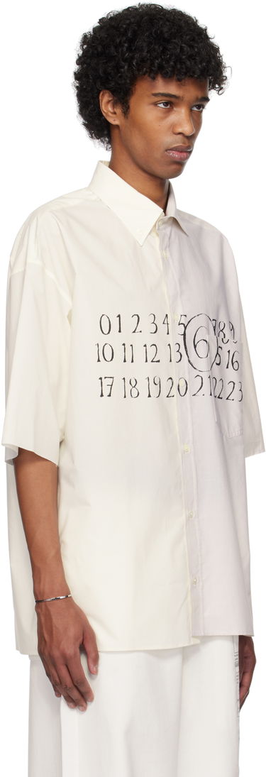 Košeľa Maison Margiela MM6 Maison Margiela Asymmetric Poplin Shirt Biela | SH0DR0007 MTN041, 1