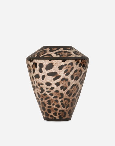 Home decor Dolce & Gabbana Small Amphora Porcelain Leopard Print Vase Rôznofarebný | TCC197TCAMWUL003, 3