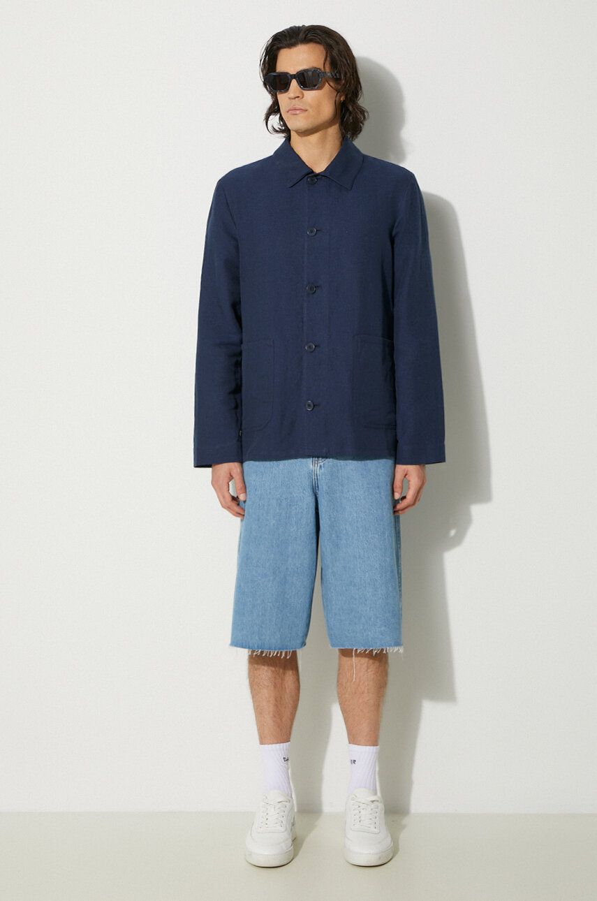 Košeľa A.P.C. Navy Kerlouan Navy | LIAEO-H03053, 1