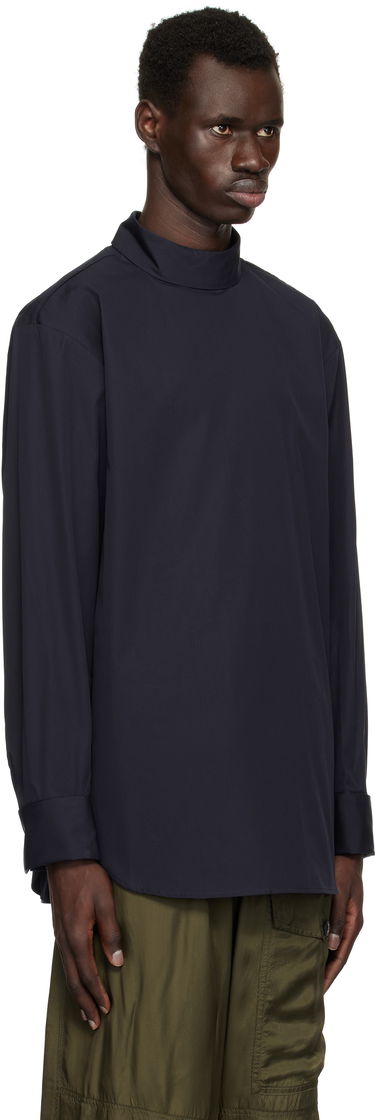 Košeľa Dries Van Noten Dries Van Noten Turtleneck Shirt Modrá | 251-020704-1466, 4