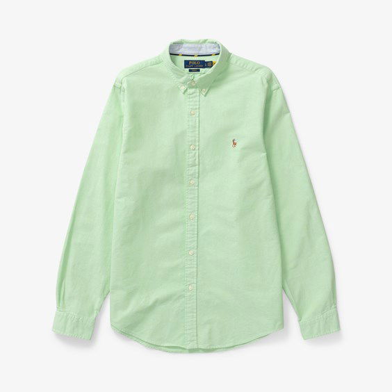 Košeľa Polo by Ralph Lauren Slim Fit Oxford Shirt Zelené | 710792161006, 0