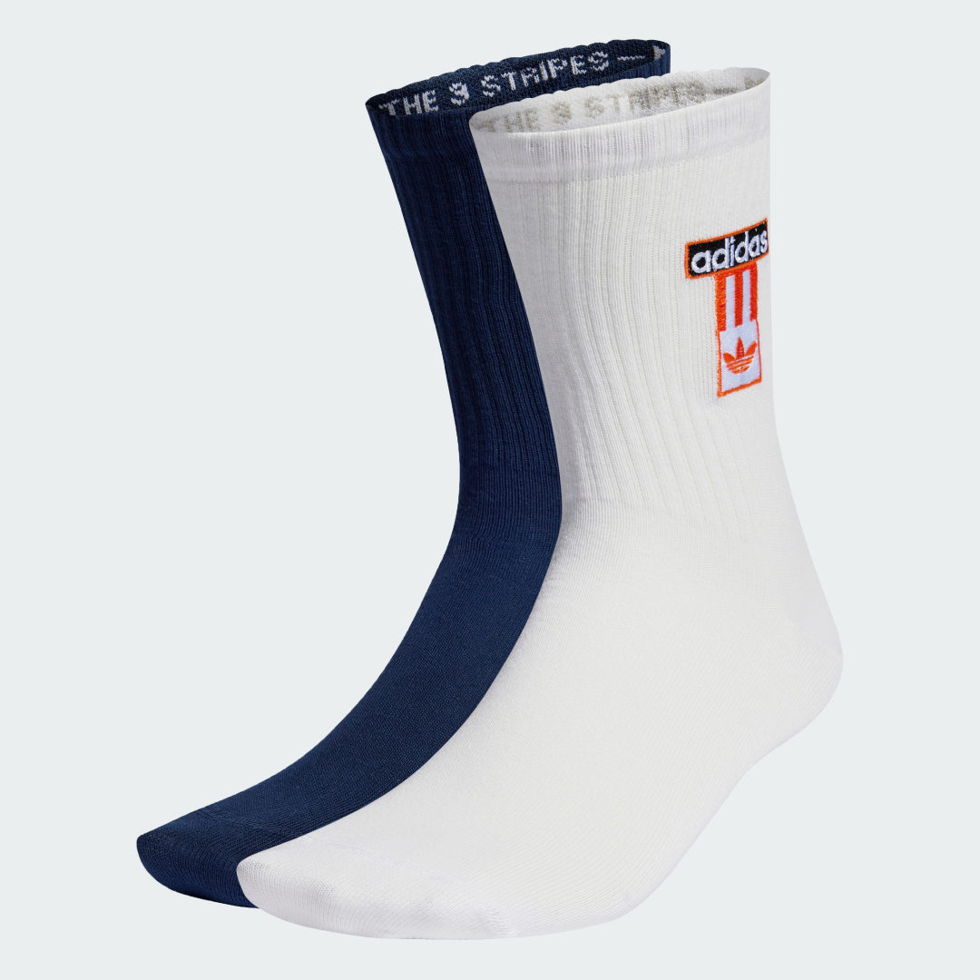Ponožky adidas Originals Adibreak Crew Socks 2 Pairs Šedá | IS0740, 0