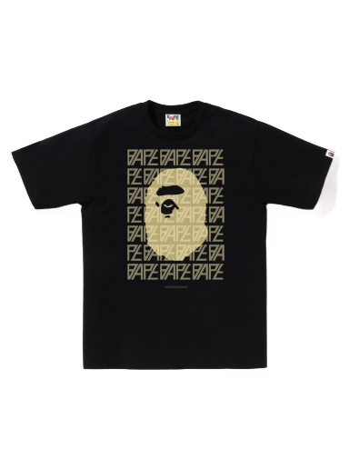 Tričko BAPE Logo Monogram Tee Čierna | 1J30-110-050