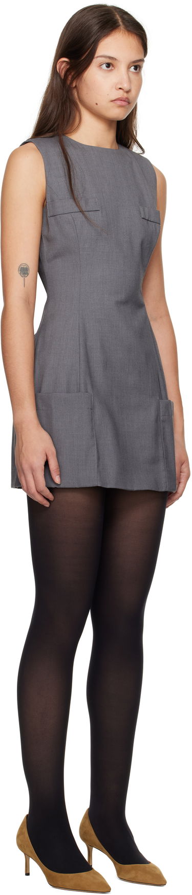 Šaty GUIZIO Guizio Rowan Sleeveless Minidress Čierna | H24405W115, 4