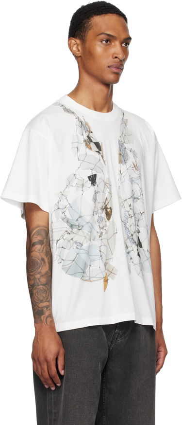 Tričko Maison Margiela MM6 Maison Margiela Printed T-Shirt Biela | SH0GC0056 S24312, 1