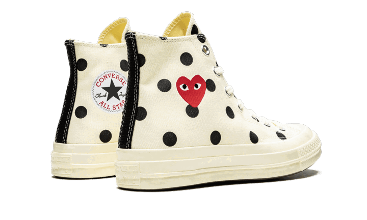 Tenisky a topánky Converse Comme des Garçons PLAY x Chuck Taylor All-Star 70s Hi Béžová | 157251C, 1
