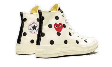 Tenisky a topánky Converse Comme des Garçons PLAY x Chuck Taylor All-Star 70s Hi Béžová | 157251C, 1