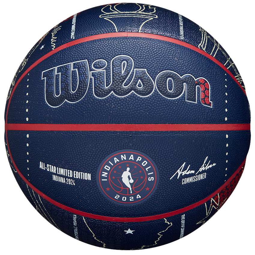 Športový doplnok Wilson Tennis 2024 NBA All-Star Collector Basketball Navy | wz2015601xb, 0