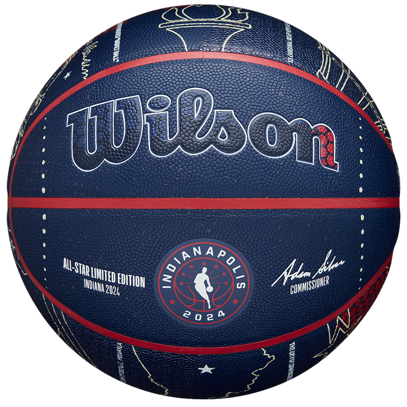 Športový doplnok Wilson Tennis 2024 NBA All-Star Collector Basketball Navy | wz2015601xb