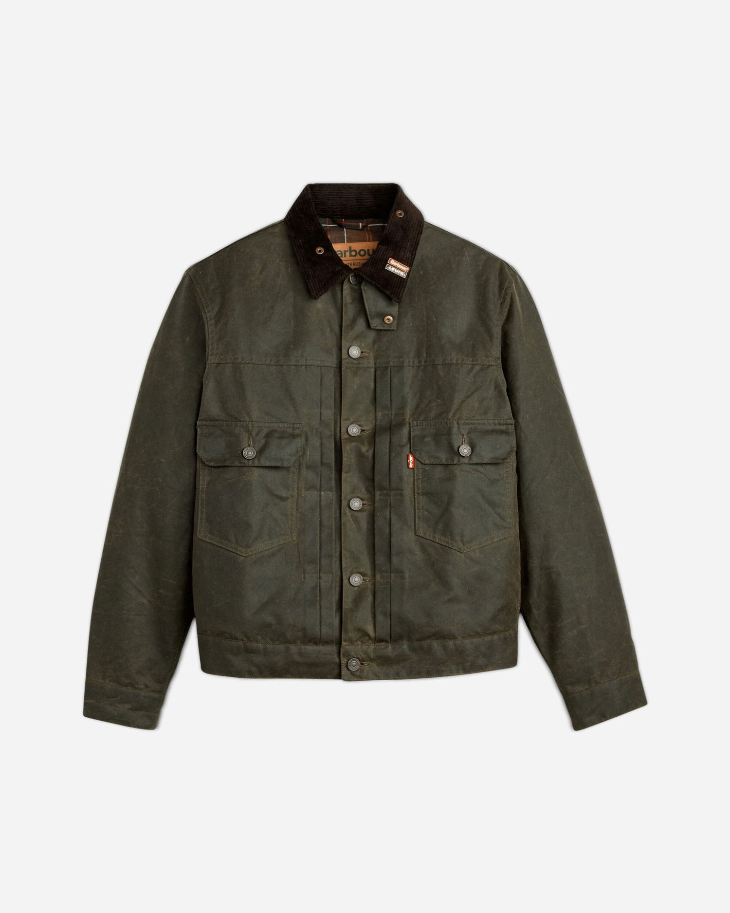 Bunda Levi's Type II Waxed Trucker Jacket Zelené | 008GN00050 001, 0