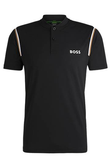 Polo tričko BOSS BOSS Active Polo Shirt with Moisture Control Čierna | 50534347, 0