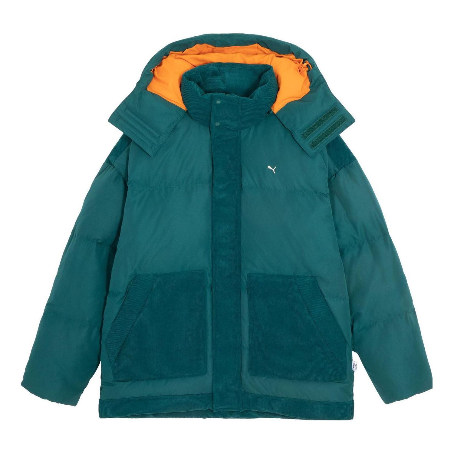 Prešívaná bunda Puma Corduroy Puffer Jacket Zelené | 623043-43, 0