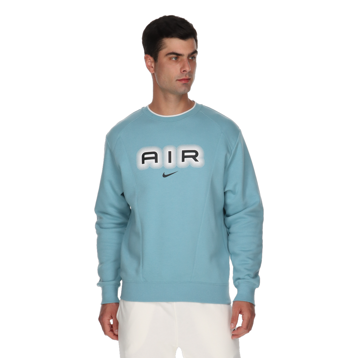 Mikina Nike Air Crew Fleece Sweatshirt Modrá | HM0177-464, 0