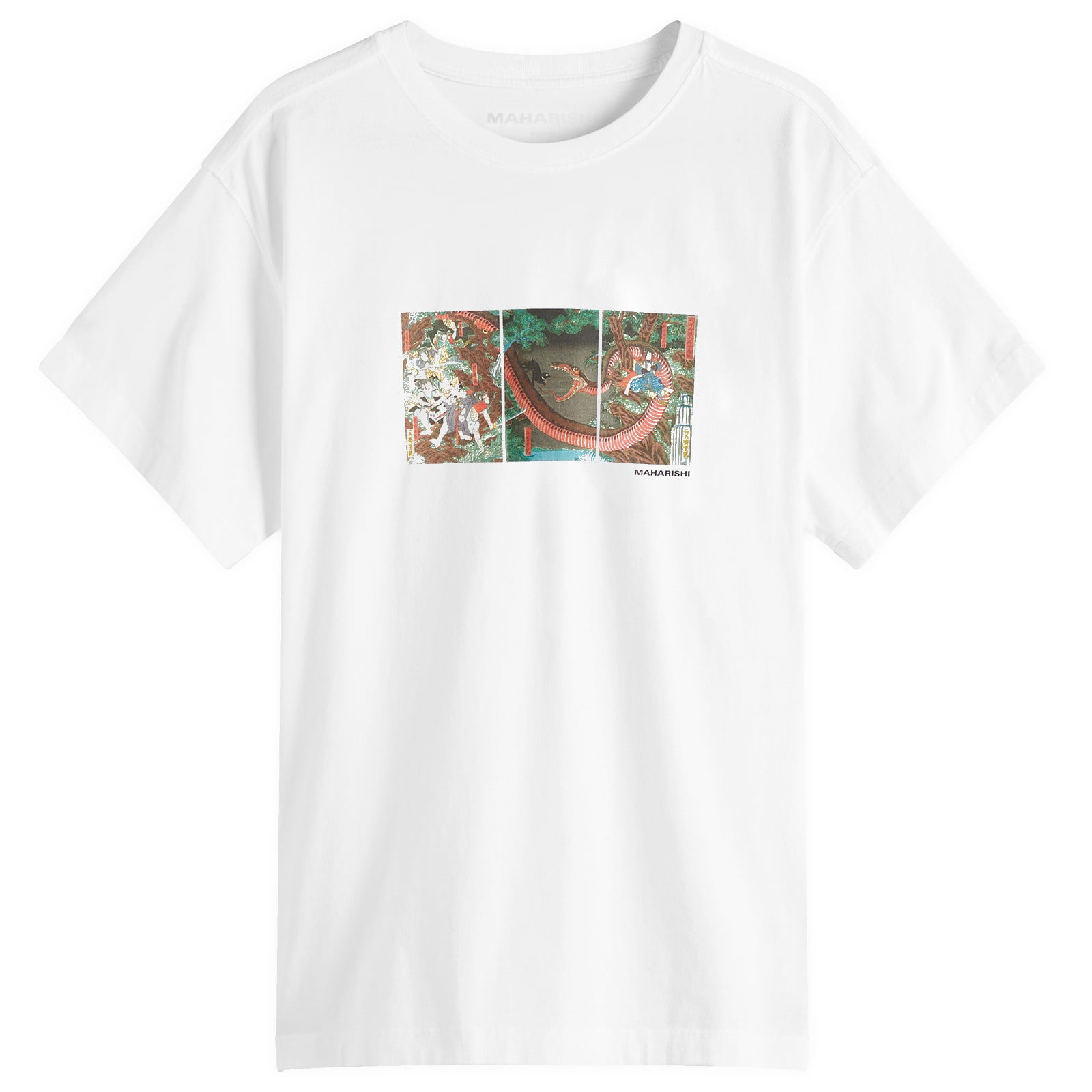 Maharishi Snake Triptych Graphic Tee, Size L