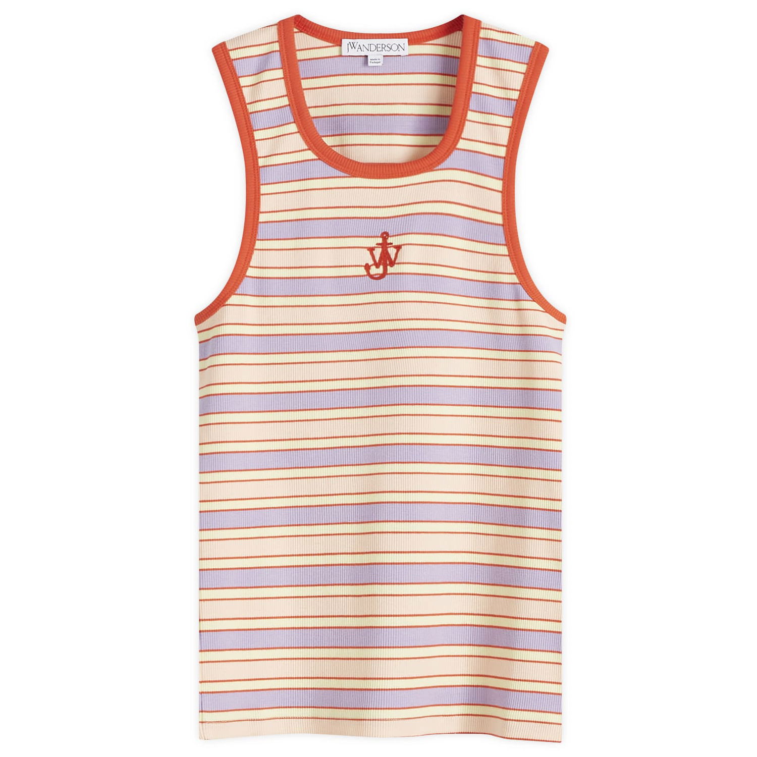 Tielko JW Anderson Striped Contrast Trim Vest Rôznofarebný | JO0263-PG1725-398, 0