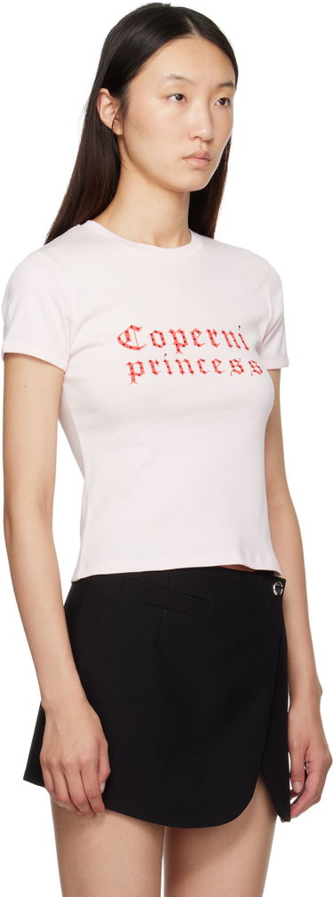 Tričko Coperni Coperni Princess Slim-Fit T-Shirt Ružová | DJS07F5017, 1