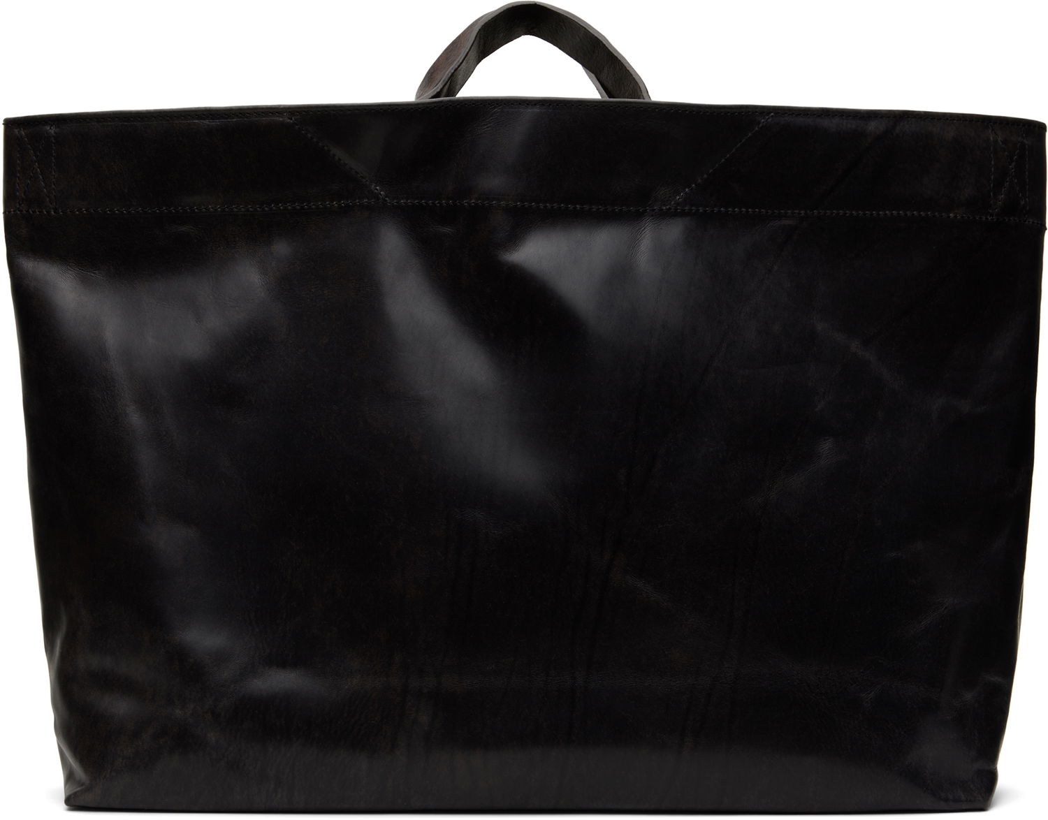 Tote bag OUR LEGACY Our Legacy Oblong Leather Tote Čierna | A2258TV, 0