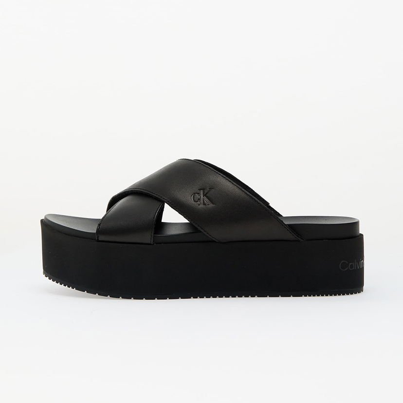 Tenisky a topánky CALVIN KLEIN Jeans Flatform Cross Mg Uc Black Čierna | YW0YW01349 0GT