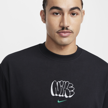 Tričko Nike Solo Swoosh T-Shirt Čierna | HQ4182-010, 4