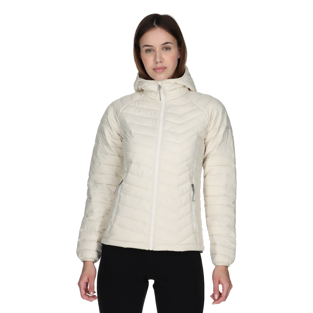 Prešívaná bunda Columbia Powder Lite™ Hooded Jacket Biela | 1699071191, 0