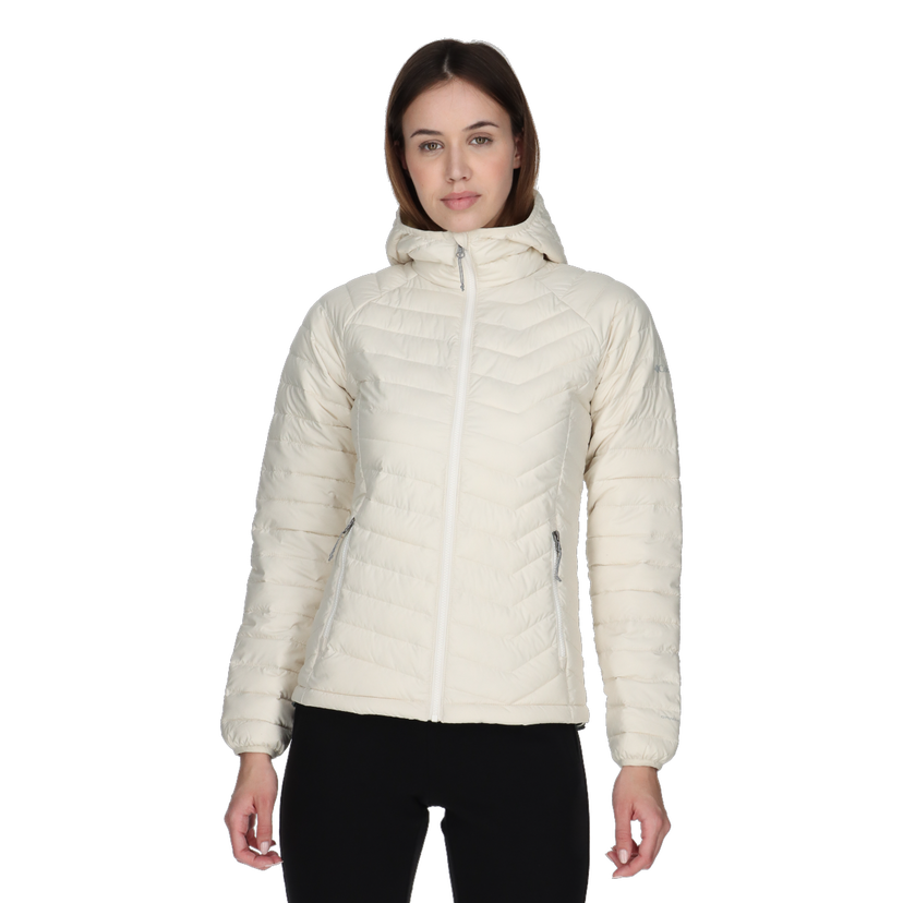 Prešívaná bunda Columbia Powder Lite™ Hooded Jacket Biela | 1699071191