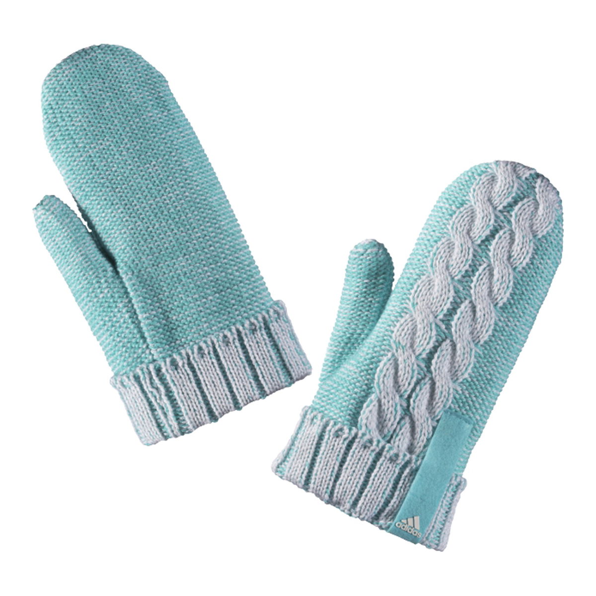 Rukavice adidas Originals Cable Knit Mittens Tyrkysová | M66530, 0