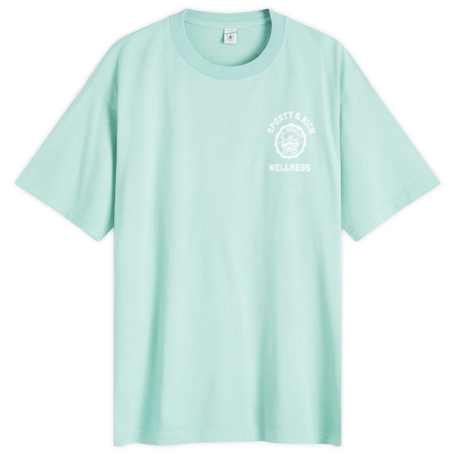 Tričko Sporty & Rich Emblem T-Shirt Tyrkysová | TO042S409EA-313, 0