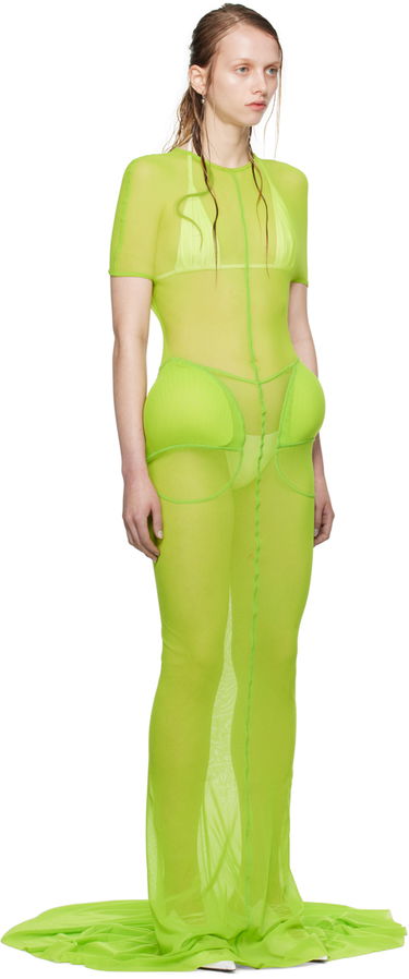 Šaty Jean Paul Gaultier Gaultier Shayne Oliver Edition Maxi Dress Zelené | 24/27-F-RO249-T001-44, 1