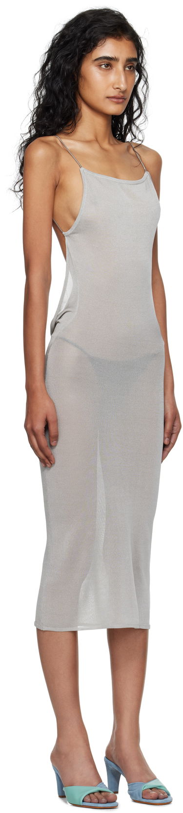 Šaty Miaou Miaou Awa Maxi Dress Šedá | 5076MKTMSL, 1