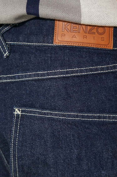 Džínsy KENZO Kenzo Cargo Monkey Fit Jeans Modrá | FE65DP4086A1.DM, 4