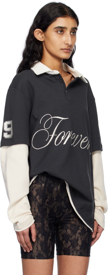 Polo tričko MISBHV MISBHV 'Forever' Double Layer Polo Čierna | 250W152, 1