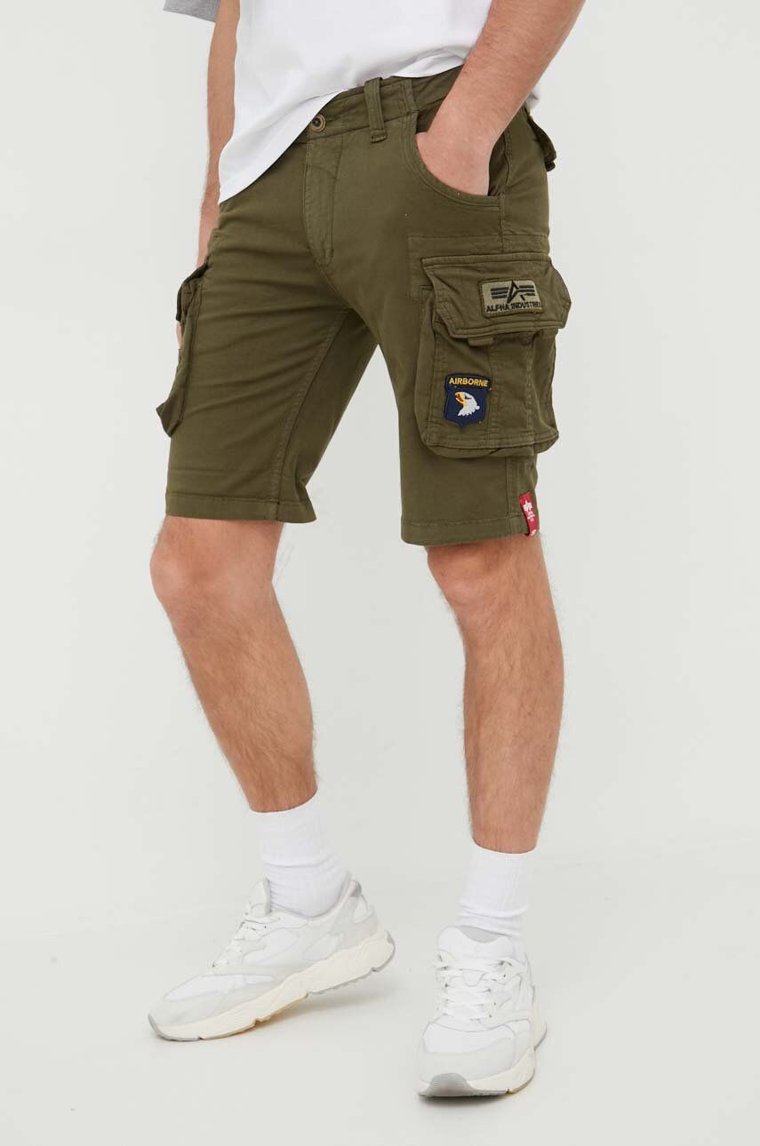 Šortky Alpha Industries Shorts Zelené | 186209.142, 0