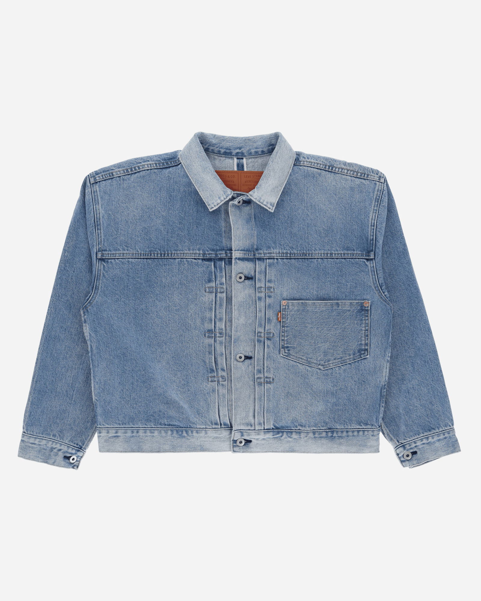 BEAMS Super Wide V2 Type I Denim Trcuker Jacket "Vintage Wash"