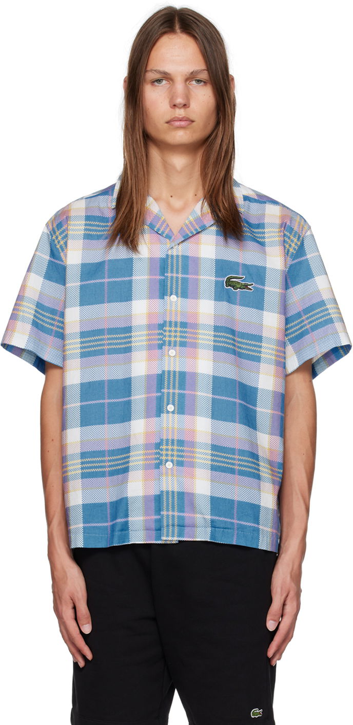 Košeľa Lacoste Check Shirt Modrá | CH5792, 0