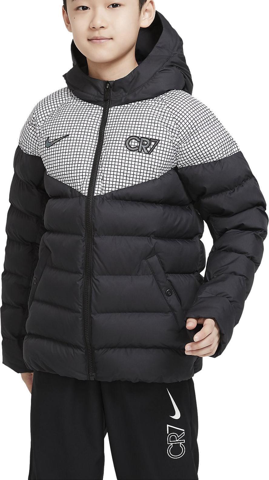 Prešívaná bunda Nike CR7 Padded Hooded Jacket Čierna | ct2977-010, 0