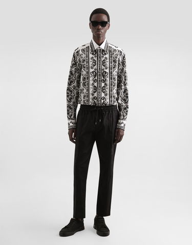 Košeľa Dolce & Gabbana Dolce & Gabbana Majolica Print Poplin Martini Shirt Rôznofarebný | G5MM4THH5EMIU3TN, 1