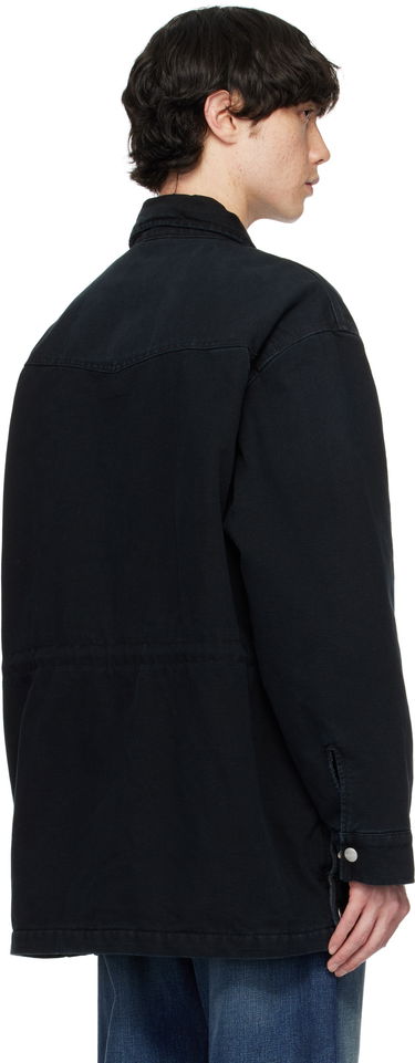 Bunda Carhartt WIP OG Santa Fe Black Coat Čierna | I034314-00E.4O, 3