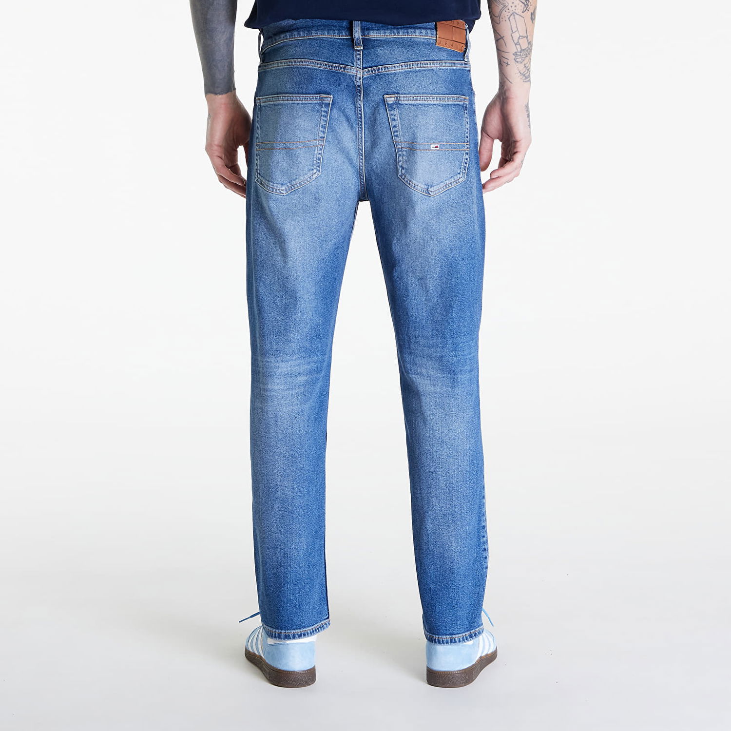 Džínsy Tommy Hilfiger Dad Jean Regular Tapered B Denim Modrá | DM0DM18765 1BK, 1