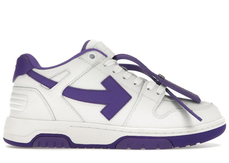 Tenisky a topánky Off-White Out Of Office OOO Low Tops White Purple Biela | OMIA189F22LEA0010135, 0