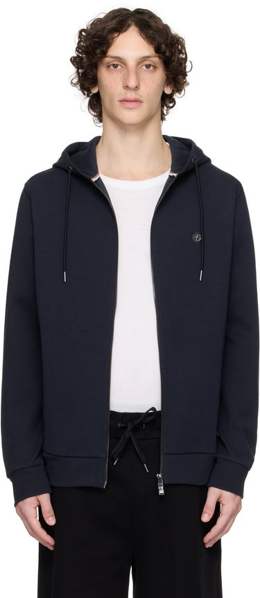 Mikina BOSS BOSS Zip Hoodie Navy | 50520303, 0