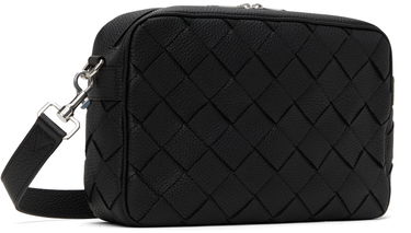 Taška cez rameno Bottega Veneta Bottega Veneta Intrecciato Medium Camera Bag Čierna | 755925-V4G31-8803, 2