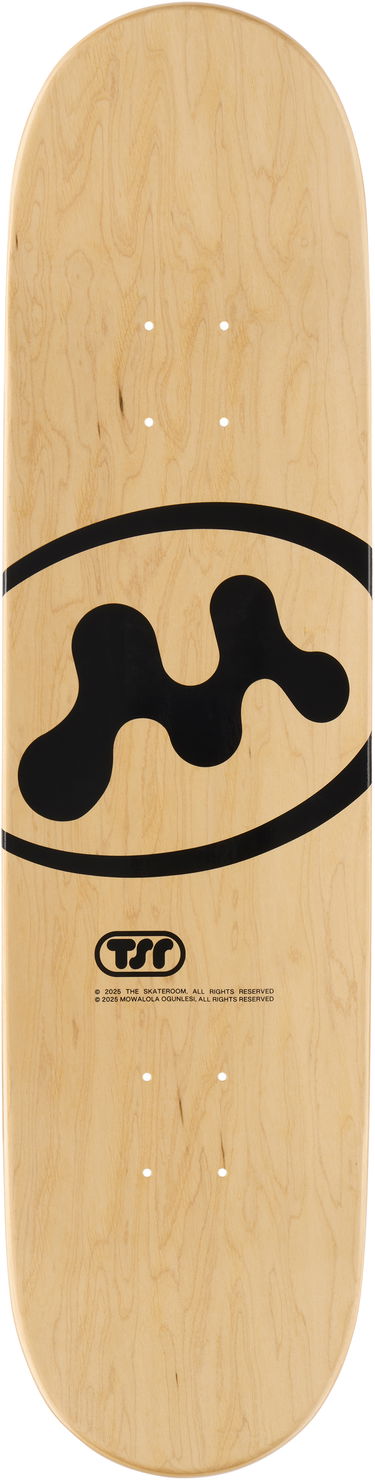 Skate The Skateroom Mowalola Edition 'CHEETAH' Skateboard Deck Hnedá | Mowalola Cheetah Skateboard, 1