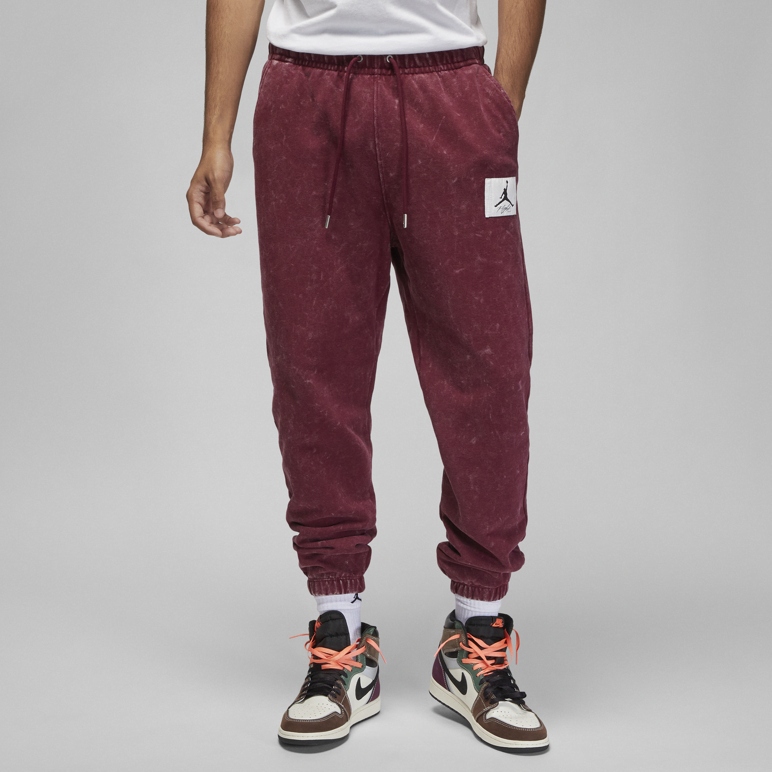 Tepláky Jordan Jordan Essentials Statement Fleece Pants Vínová | DR3089-680, 0