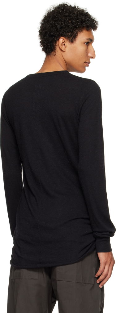 Tričko Rick Owens Concordians Basic Long Sleeve T-shirt Čierna | RU02E1252 JR, 2
