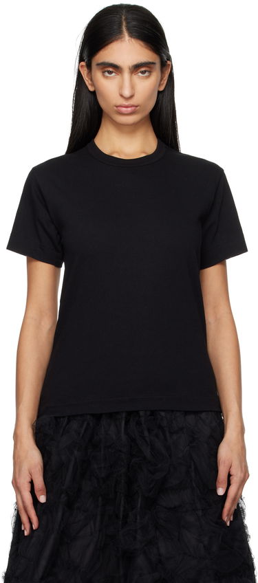 Tričko Comme des Garçons COMME des GARÇONS PLAY T-Shirt with Heart on Back Čierna | T340, 0