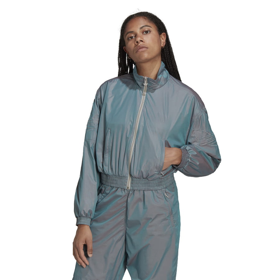 Vetrovka adidas Originals Adicolor Iridescent Track Modrá | H35893, 0